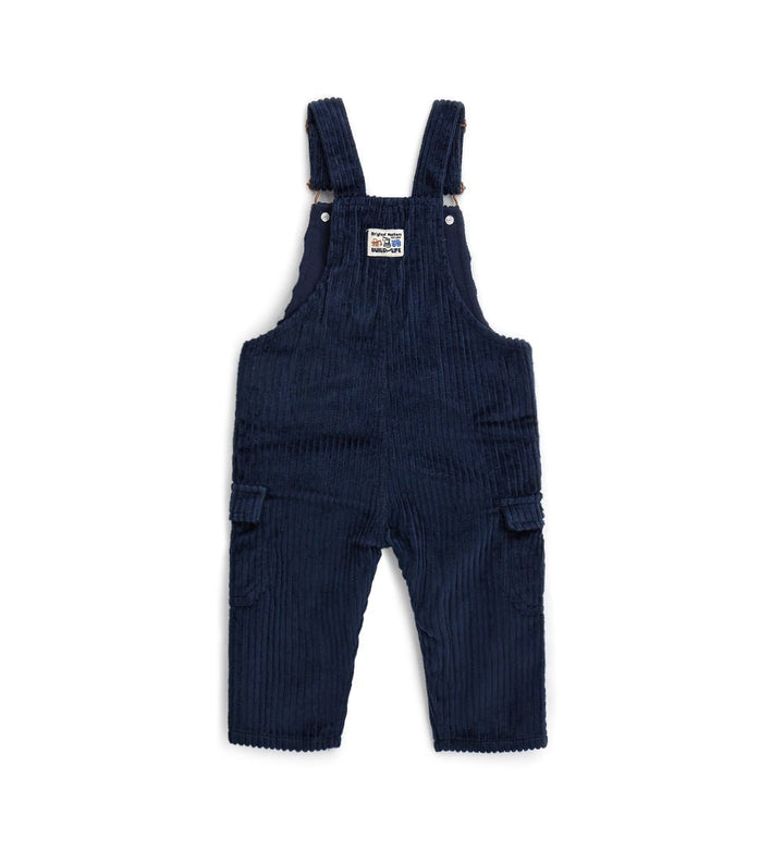 VELVET BABY BOY OVERALLS - Little Betty