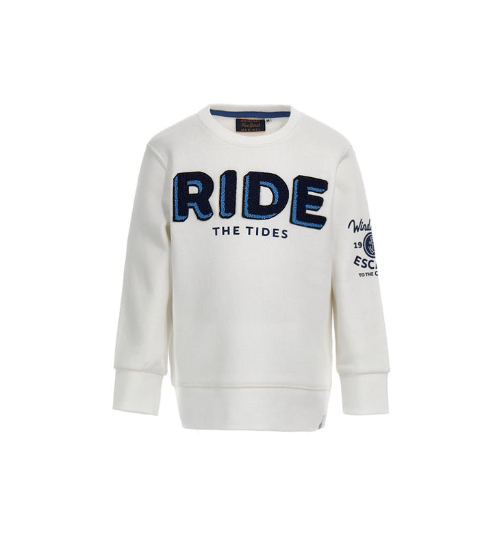 VERSATILE ROUND NECK SWEATSHIRT  - BOYS' LONG SLEEVE SHIRTS  - Little Betty