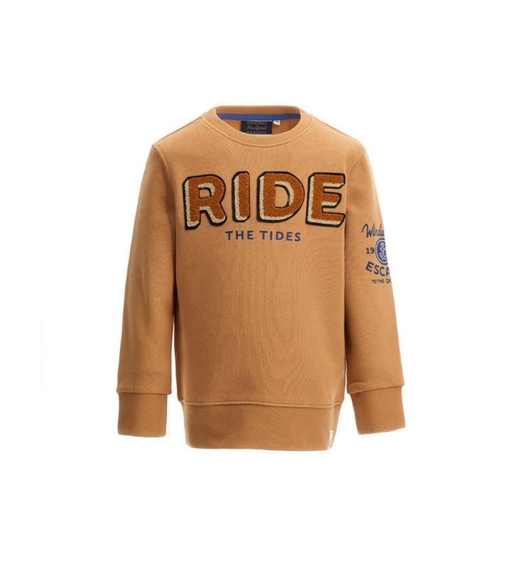 VERSATILE ROUND NECK SWEATSHIRT  - BOYS' LONG SLEEVE SHIRTS  - Little Betty