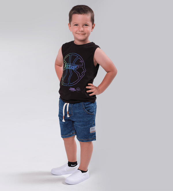 VIRTUAL STREETBALL BOYS TANK TOPS - Little Betty