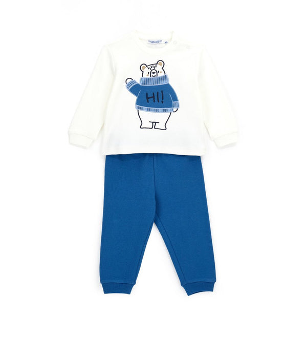 WARM 100% COTTON FUNNY BEAR TODDLER PAJAMAS BOY - Little Betty