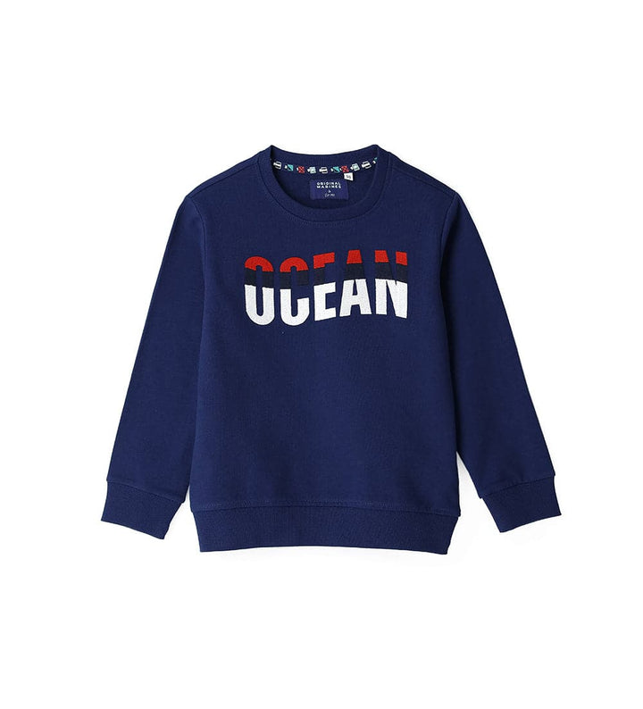WAVE RIDER COMFY BOYS CREW NECK SWEATSHIRT - Little Betty