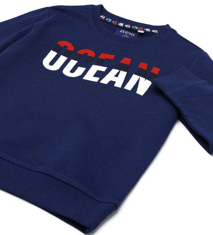 WAVE RIDER COMFY BOYS CREW NECK SWEATSHIRT - Little Betty