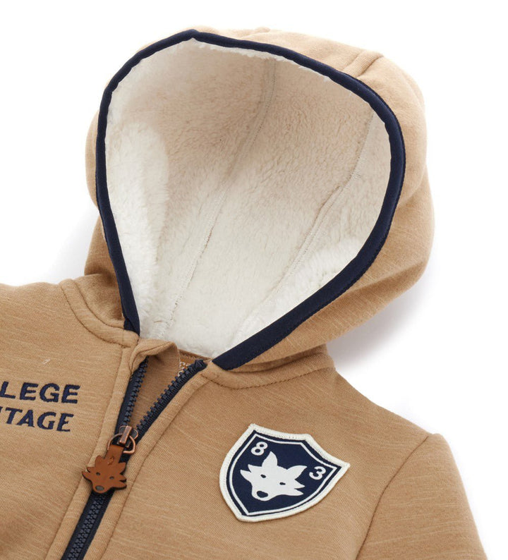 YOUNG WOLVES COTTON BLEND BABY TODDLER BOYS ZIP UP HOODIE - Little Betty