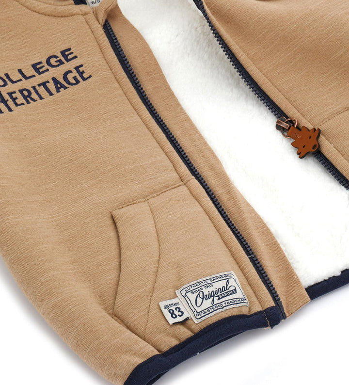 YOUNG WOLVES COTTON BLEND BABY TODDLER BOYS ZIP UP HOODIE - Little Betty