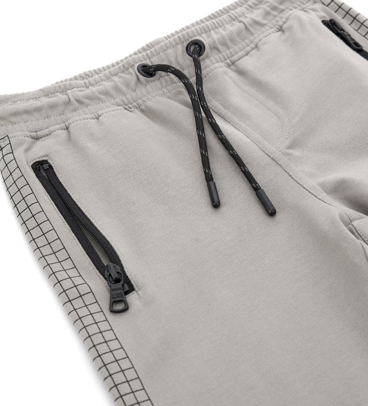 ZIPPER POCKET COTTON FLEECE GRAY SWEATPANTS BOYS - Little Betty