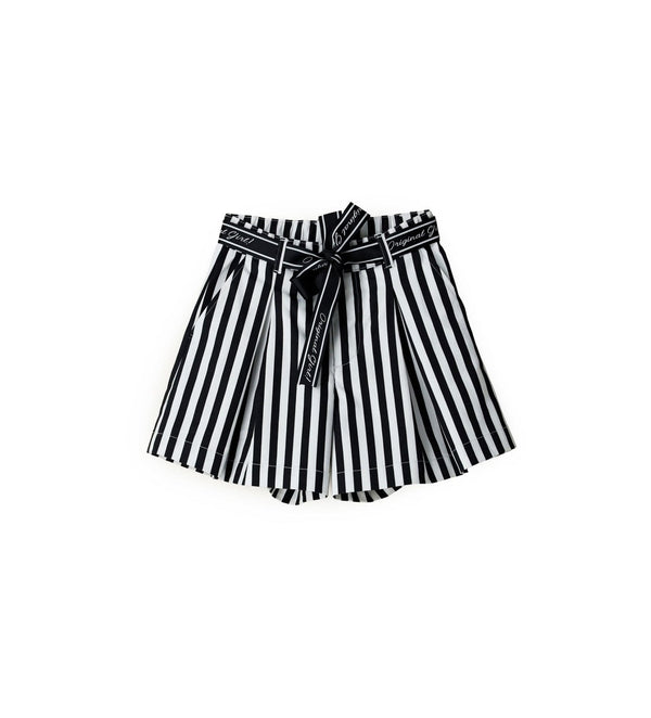 BLACK & WHITE STRIPE COMFORT SHORTS - Little Betty