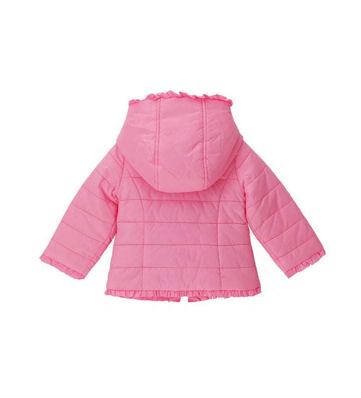 FASHIONABLY LITE PUFFER JACKET IN CANDY PINK - Little Betty