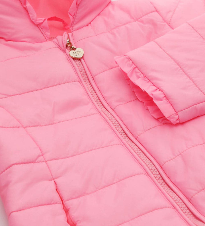 FASHIONABLY LITE PUFFER JACKET IN CANDY PINK - Little Betty