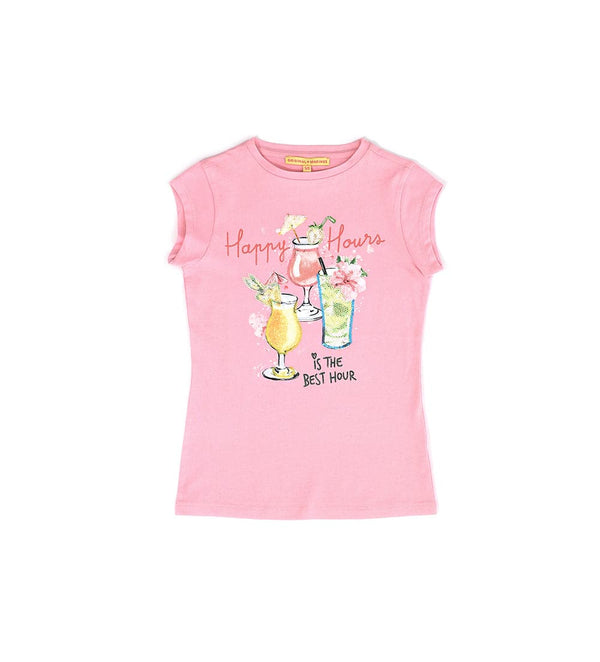 GLAMOUR GLITZ HAPPY HOURS TEE - Little Betty