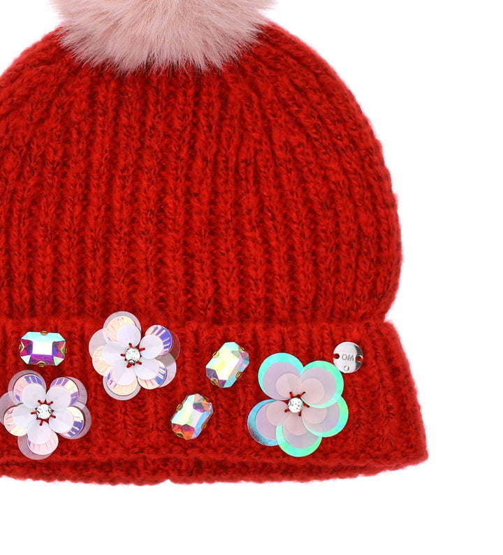 Hat with pompom - Little Betty