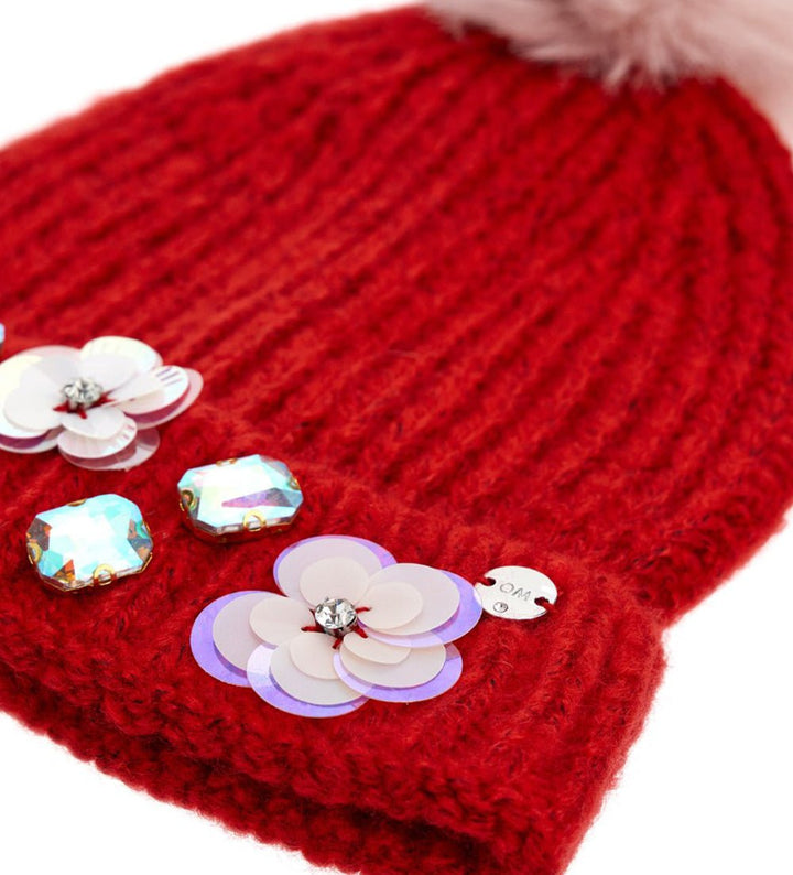 Hat with pompom - Little Betty