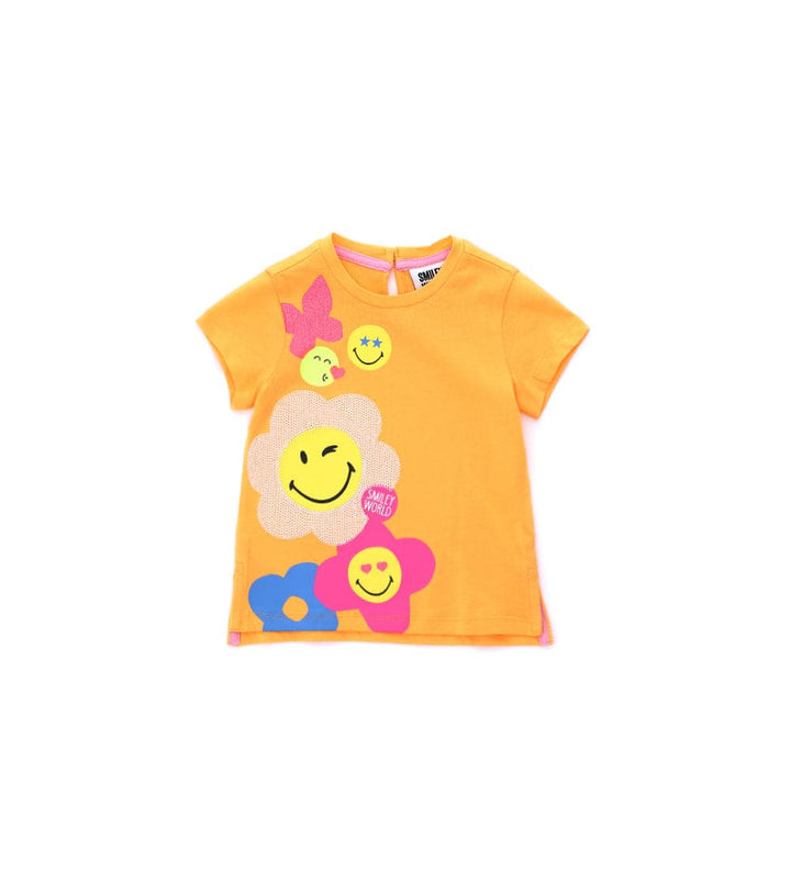 SMILEY CHARM SEQUIN TOP - Little Betty
