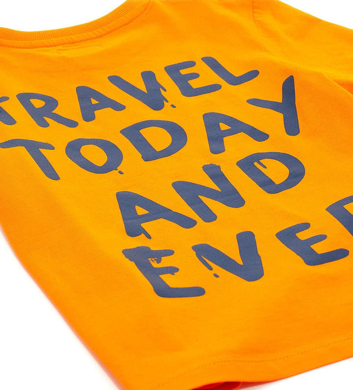 TRAVEL TODAY AND EVER PURE COTTON T-SHIRT - Little Betty