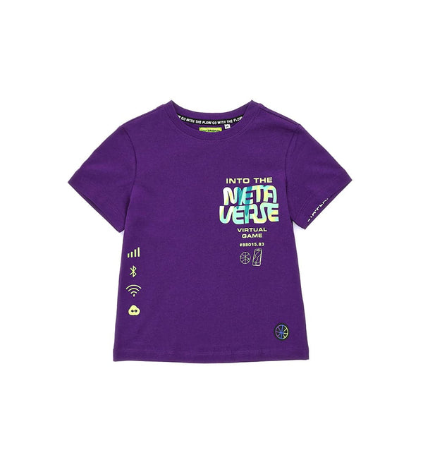 VIRTUAL WORLD COTTON TEE - Little Betty